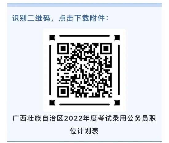 广西2022年度考试录用公务员公告及招录职位表发布！图3