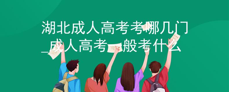 湖北成人高考考哪几门_成人高考一般考什么