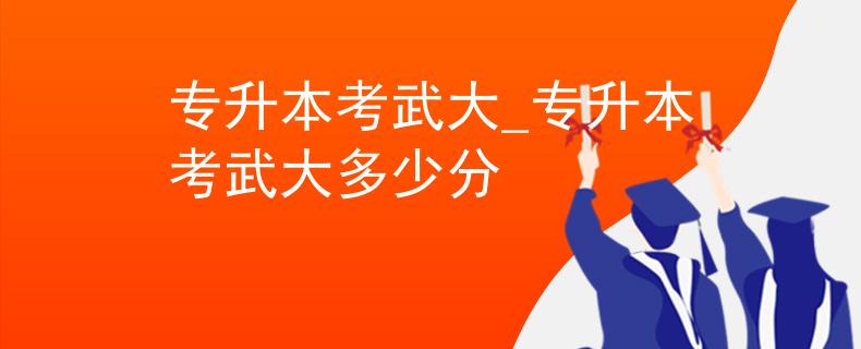 专升本考武大_专升本考武大多少分