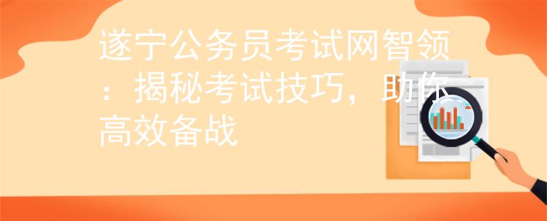 遂宁公务员考试网智领：揭秘考试技巧，助你高效备战